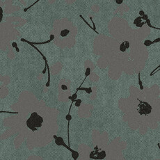 Arte Flamant Suite III - Velvet behang Metal Velvet Flower and Lin Green 18009