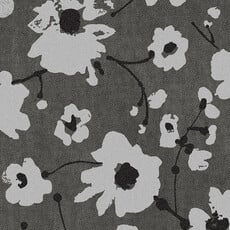 Arte Flamant Suite III - Velvet behang Metal Velvet Flower and Lin Black Tie 18011