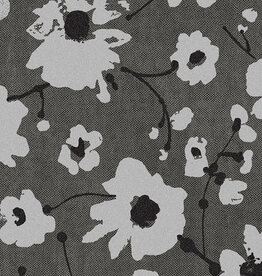 Arte Flamant Suite III - Velvet behang Metal Velvet Flower and Lin Black Tie 18011