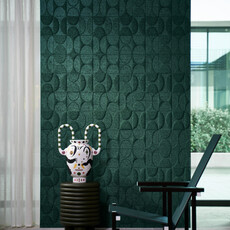 Arte Arte Icons behang Curve Petrol 85552