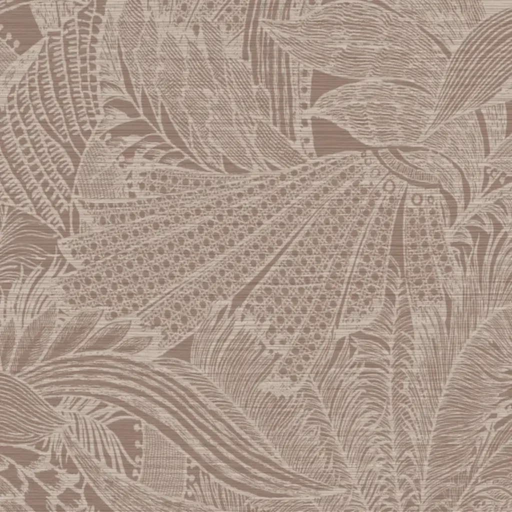 Arte Arte Icons behang Symbiosis White Sepia 85561