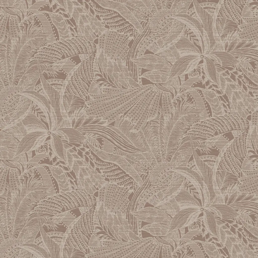 Arte Arte Icons behang Symbiosis White Sepia 85561