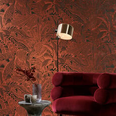 Arte Arte Icons behang Symbiosis Maroon 85563