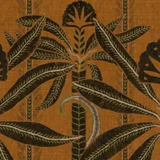 Arte Arte Indienne behang Kerala Tangerine 18322