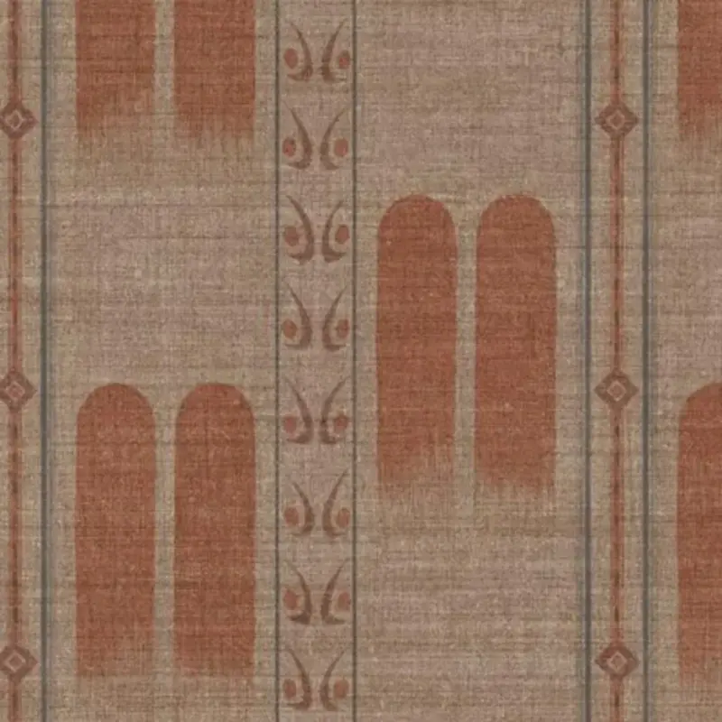 Arte Arte Indienne behang Poona Mahogany 18303