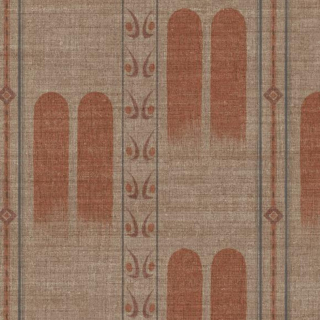 Arte Arte Indienne behang Poona Mahogany 18303