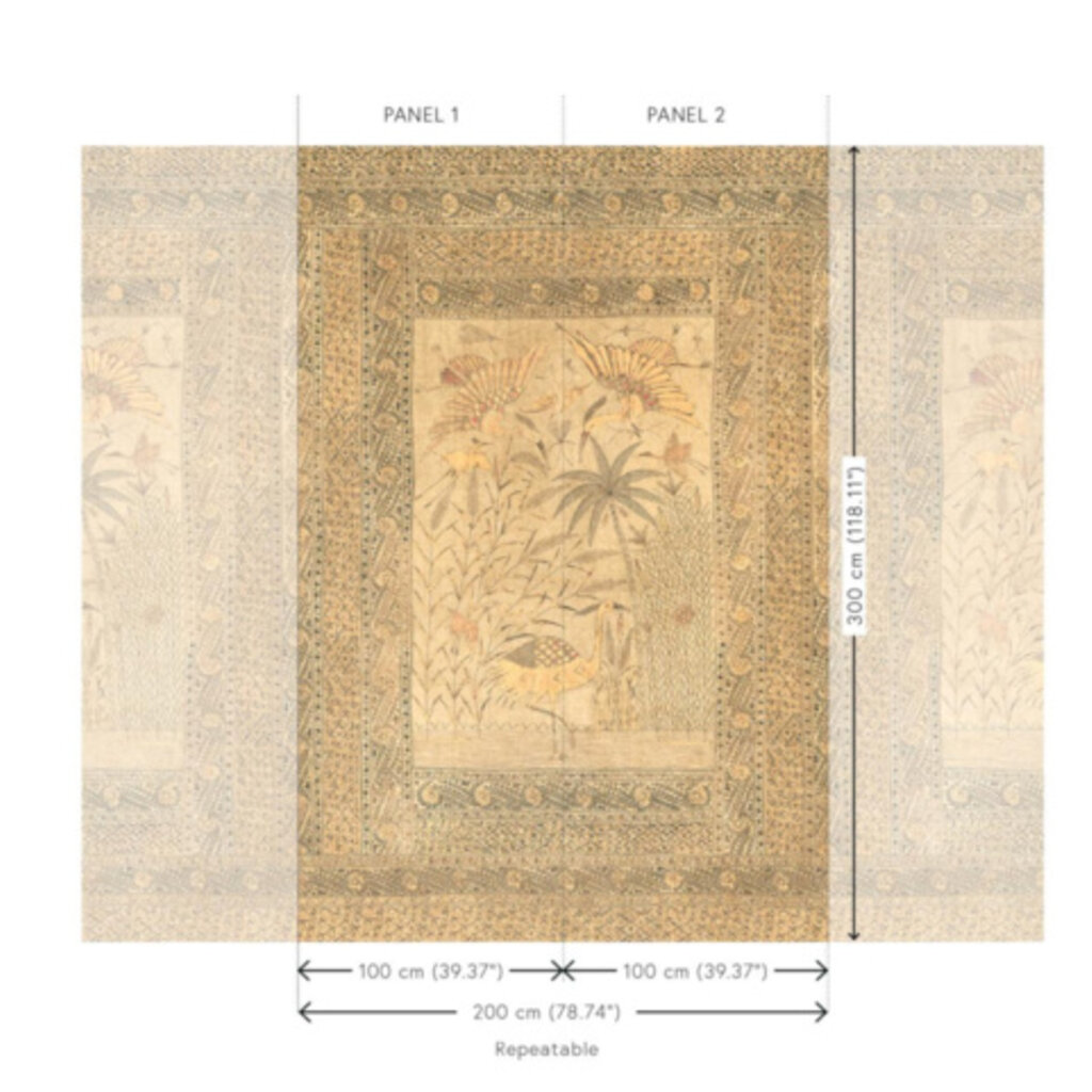 Arte Arte Kaolin behang Passeggio Bright Sunset 30371