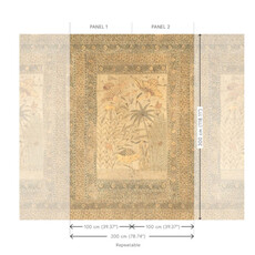 Arte Arte Kaolin behang Passeggio Bright Sunset 30371