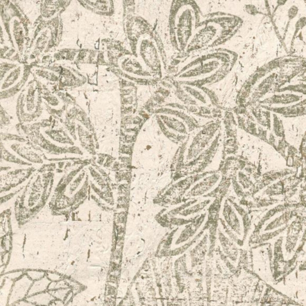 Arte Arte Kaolin behang Hortus Silvery White 30351