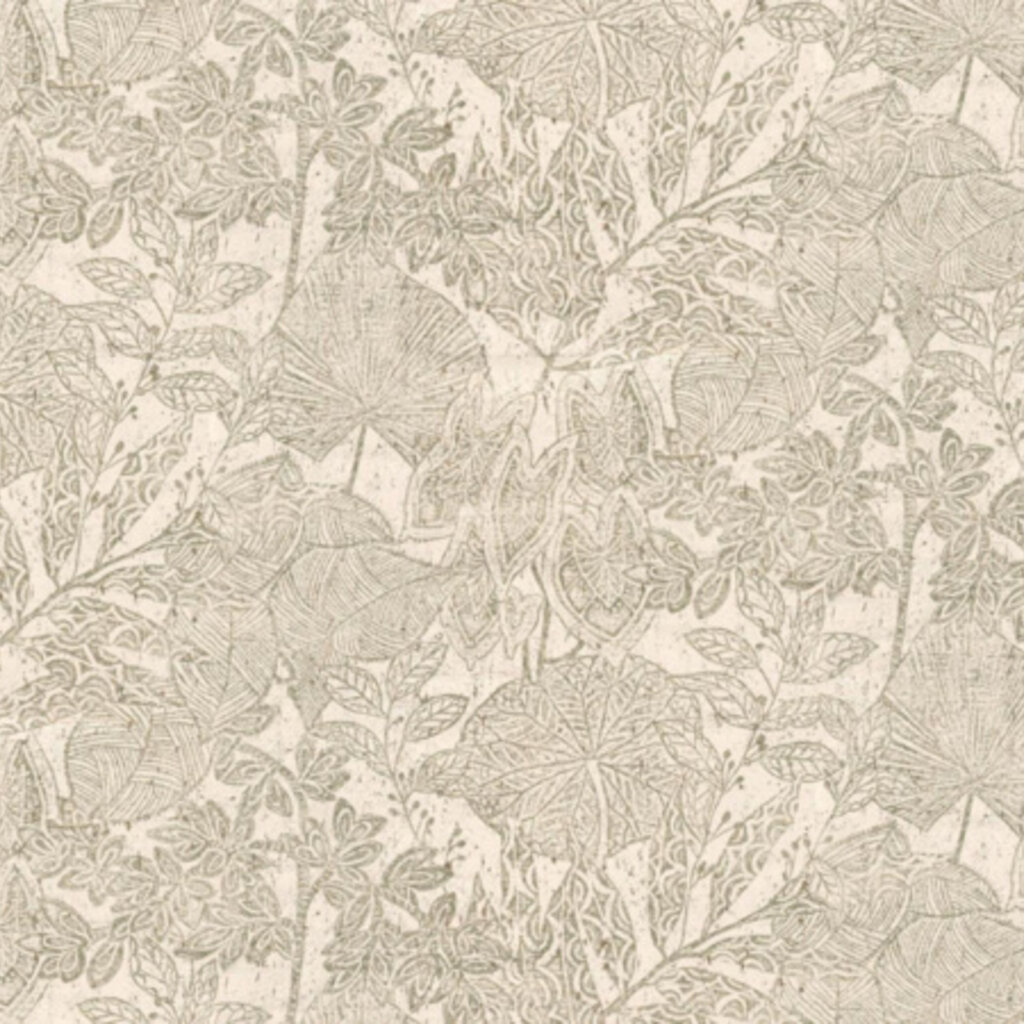 Arte Arte Kaolin behang Hortus Silvery White 30351
