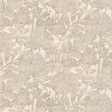 Arte Arte Kaolin behang Hortus Silvery White 30351