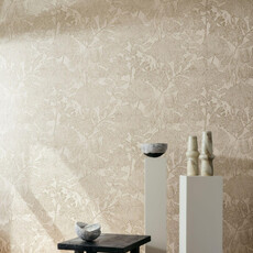 Arte Arte Kaolin behang Hortus Silvery White 30351