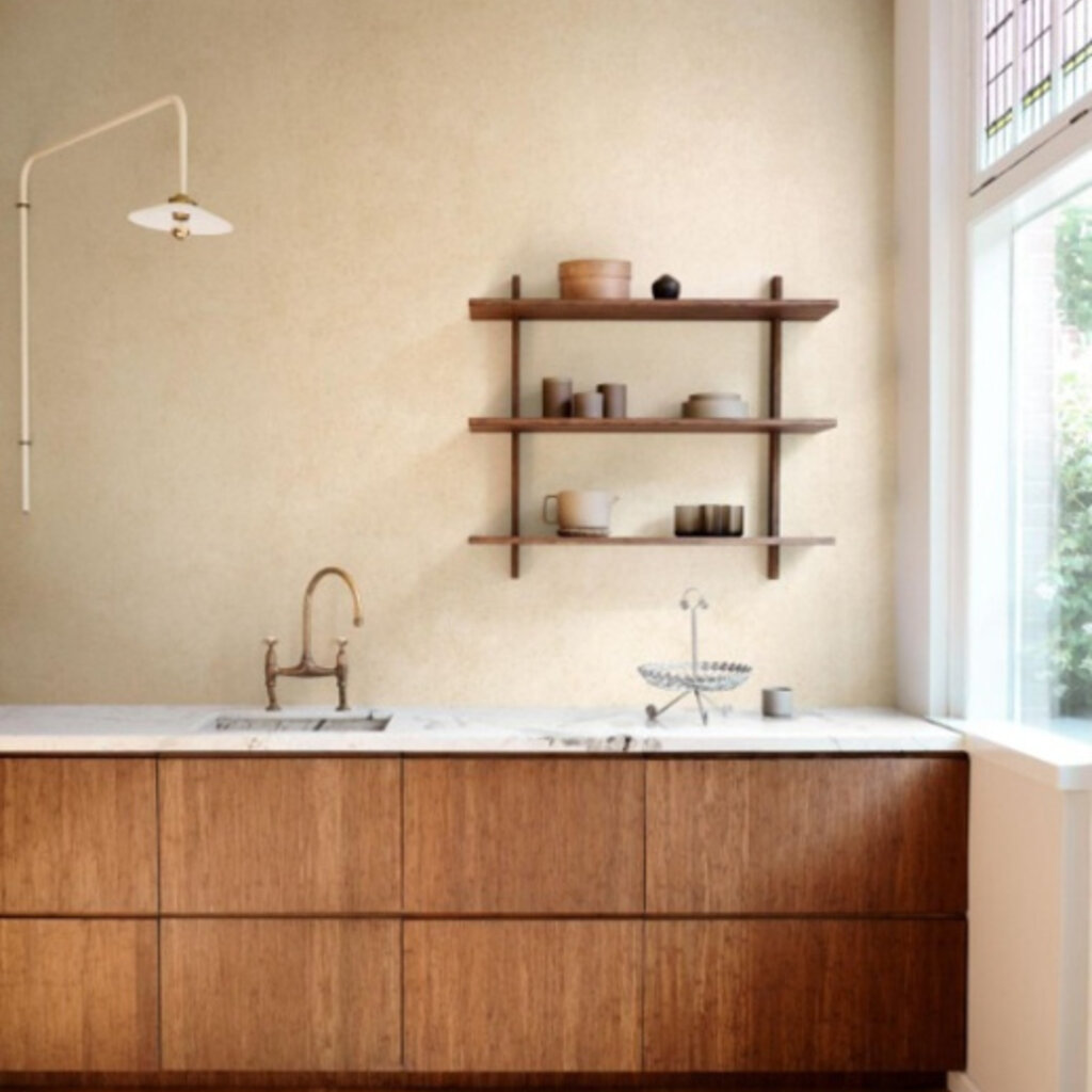 Arte Arte Kaolin behang Calcaire Stucco Oat 30305