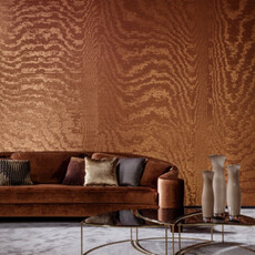Arte Arte Kharga behang Moire Sunset Orange 15012A