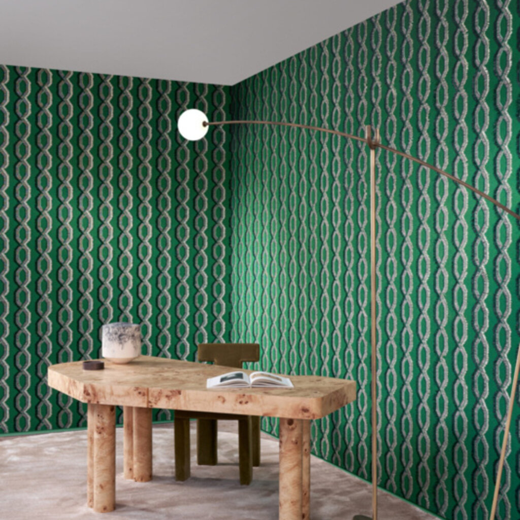 Arte Arte Le Couturier behang Franges Parakeet 58520