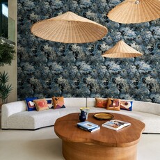 Arte Arte Les Forêts behang Dioré Cobalt 48013