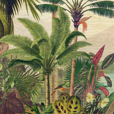 Arte Arte Les Naturels wandpaneel Réverie Tropicale Jungle Green 26770