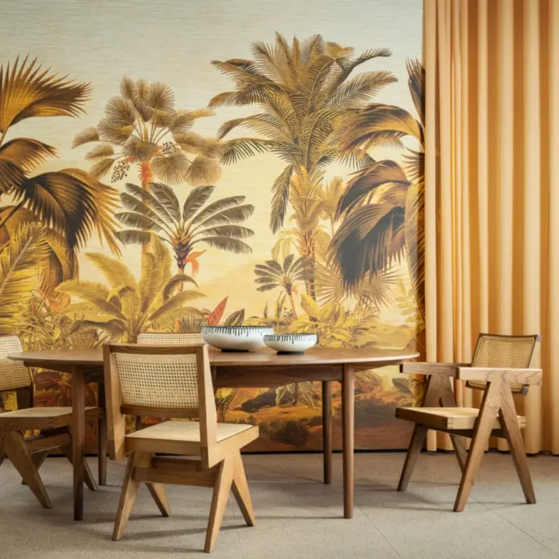 Arte Arte Les Naturels wandpaneel Réverie Tropicale Golden Hour 26771
