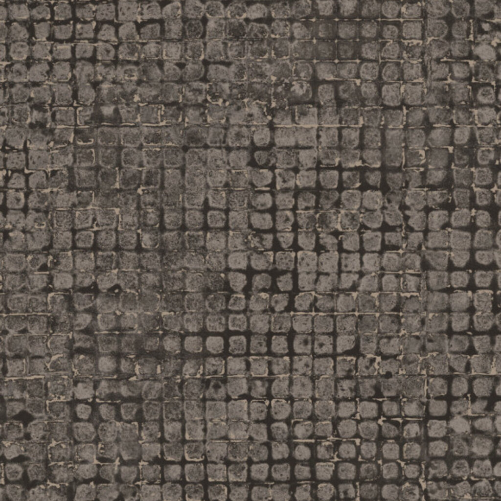 Arte Arte Les Thermes behang Moscaico Charcoal 70515