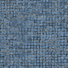 Arte Arte Les Thermes behang Moscaico Blue Stone 70516