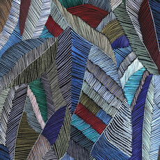 Arte Arte Les Tricots behang Chintz Ultramarine 73100