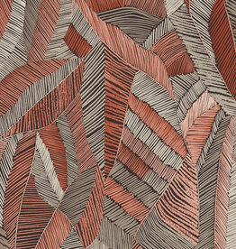 Arte Arte Les Tricots behang Chintz Crimson 73101