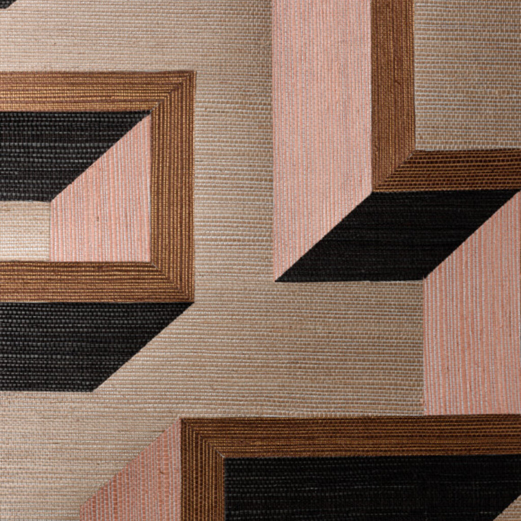 Arte Arte Marqueterie behang Detour Copper Pink 72702