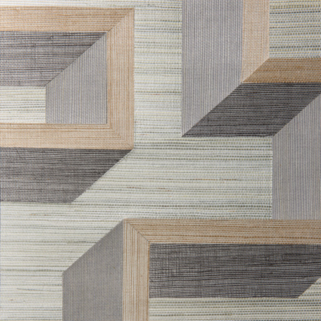 Arte Arte Marqueterie behang Detour Silver Linen 72700