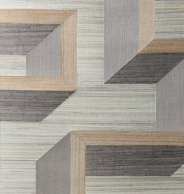 Arte Arte Marqueterie behang Detour Silver Linen 72700