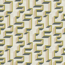 Arte Arte Marqueterie behang Detour Beige Olive 72701