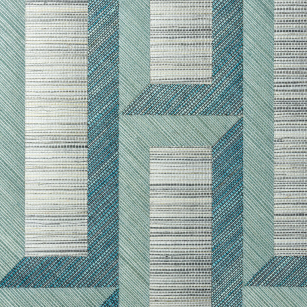 Arte Arte Marqueterie behang Biseau Turquoise Teal 72721