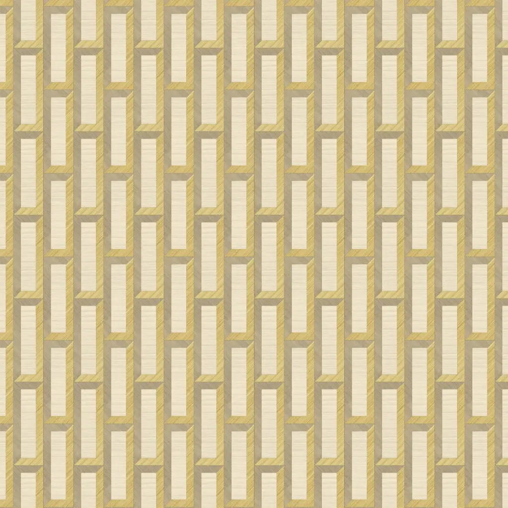 Arte Arte Marqueterie behang Biseau Gold Beige 72720