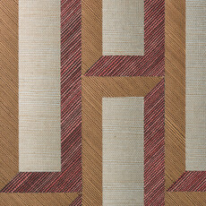 Arte Arte Marqueterie behang Biseau Copper Red 72722