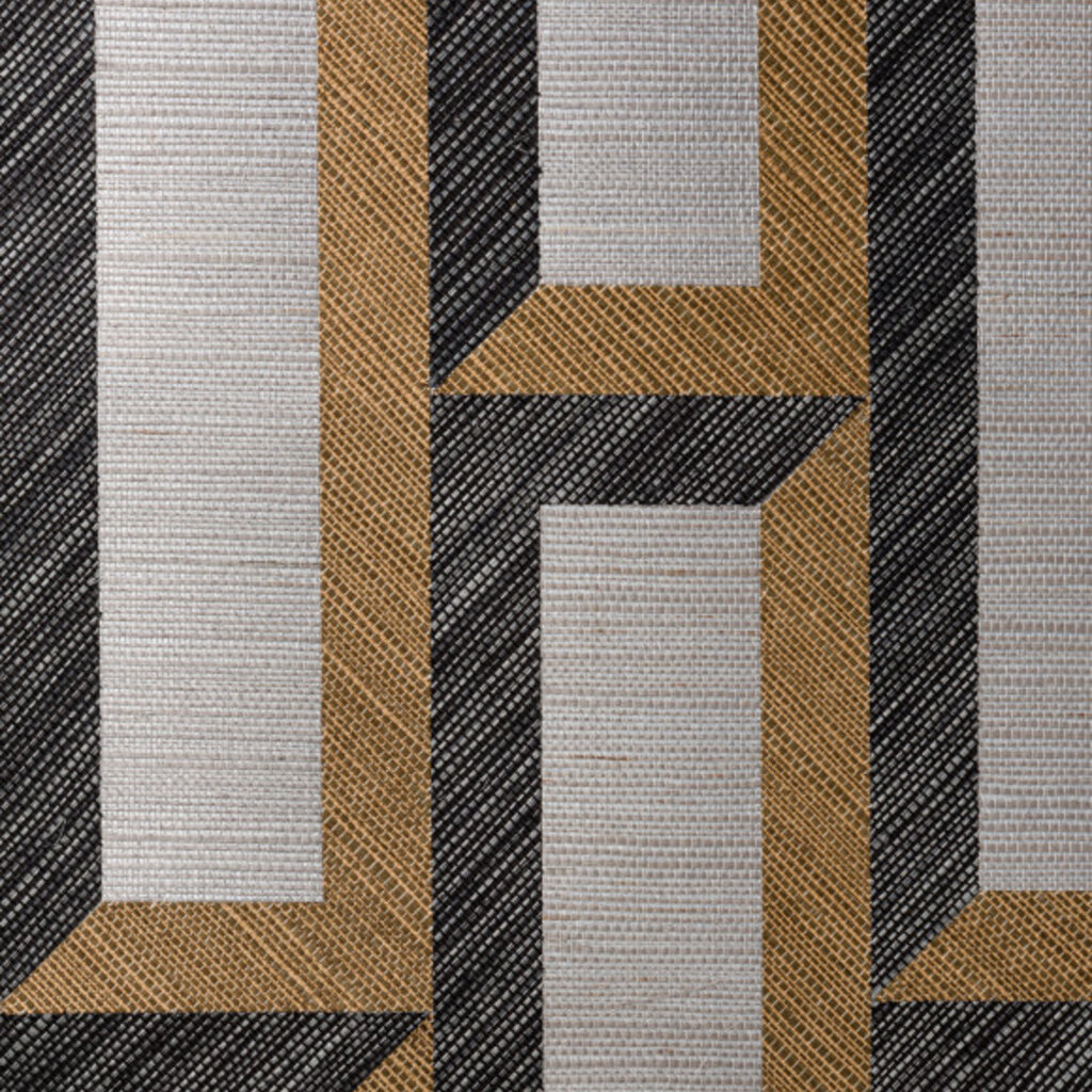 Arte Arte Marqueterie behang Biseau Bronze Black 72723