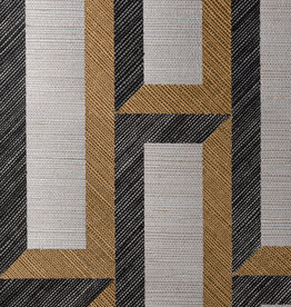 Arte Arte Marqueterie behang Biseau Bronze Black 72723