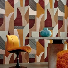 Arte Arte Marqueterie behang Puzzle Orange Ruby 72770