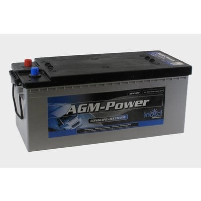 intAct AGM-Power 180 semitractie accu