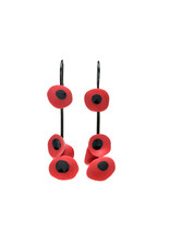 Earrings poppy