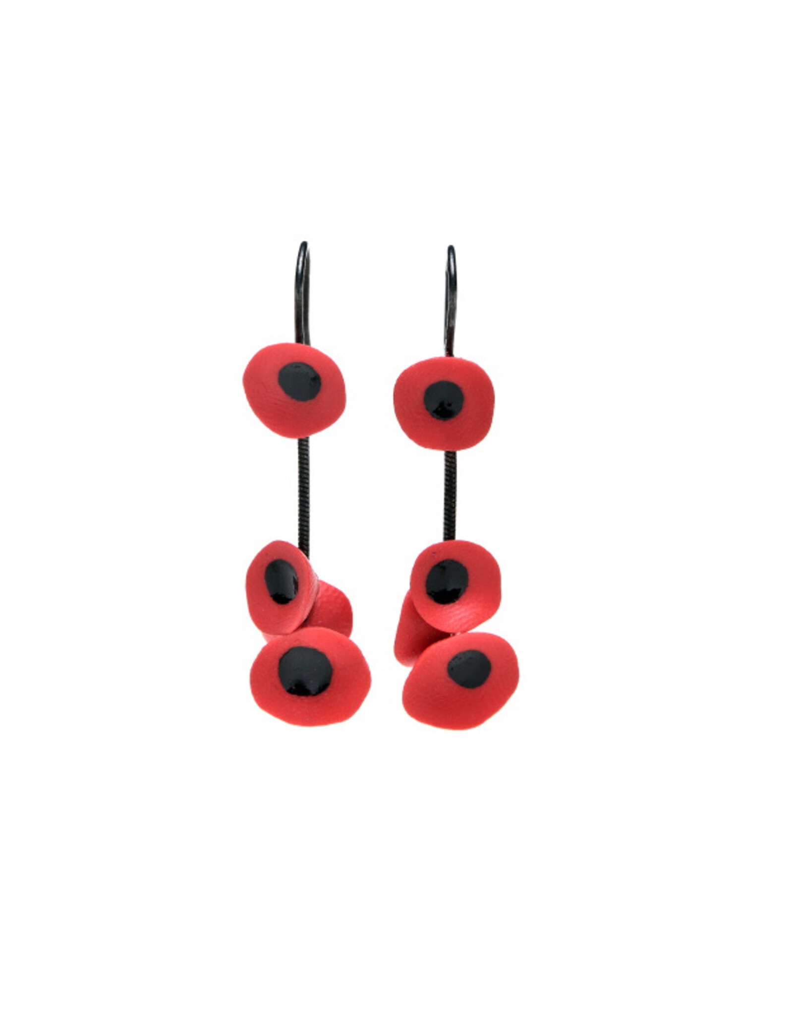 Earrings poppy