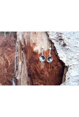 Post earrings pendant eclips