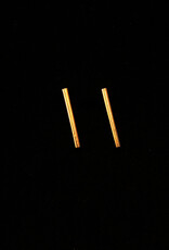 Oorstekers lange staaf verguld