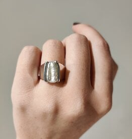 Ring platte parel small