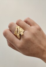 Ring Tundra gold-plated