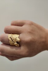 Ring Tundra gold-plated