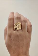 Ring Tundra gold-plated