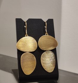 Oorbellen wolkjes verguld