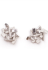 Post earrings cubes M