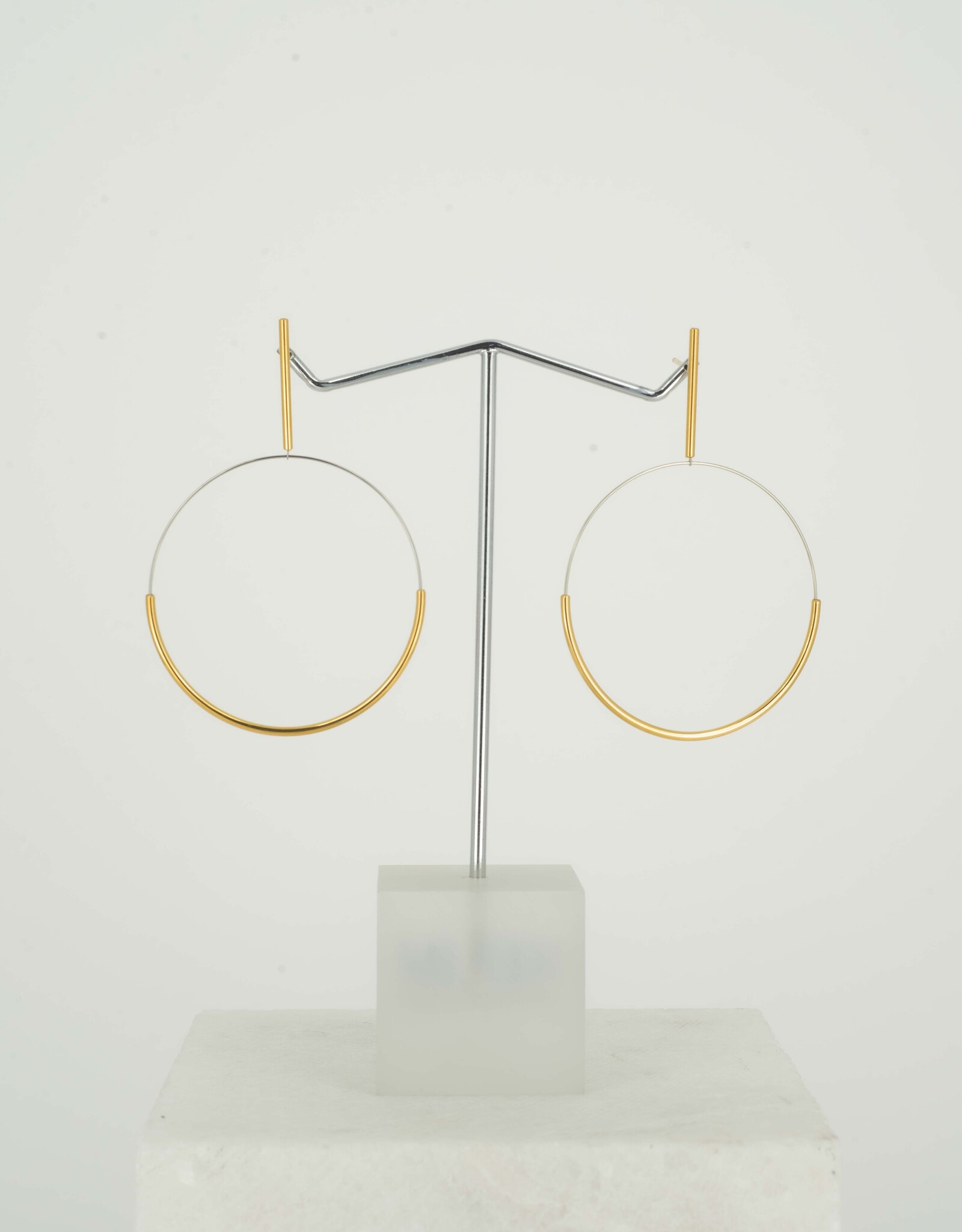 Earrings Tunni gold-plated