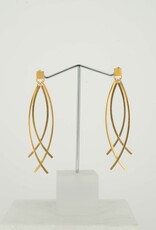 Earrings Falling Star gold-plated