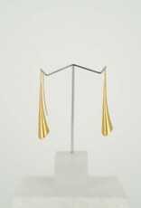 Tulip earrings gold-plated